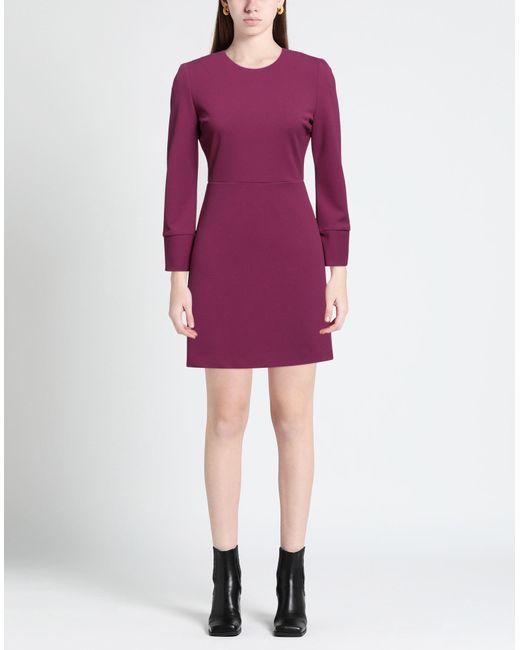..,merci Purple Mini Dress