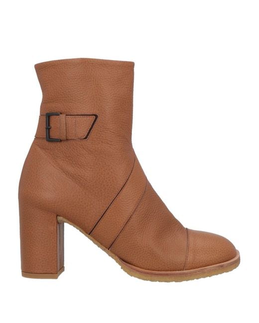 Roberto Del Carlo Brown Ankle Boots Leather