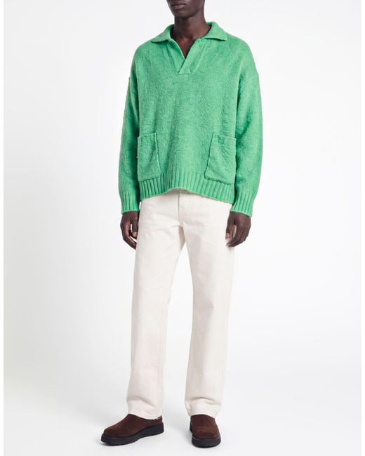Roberto Collina Green Jumper for men