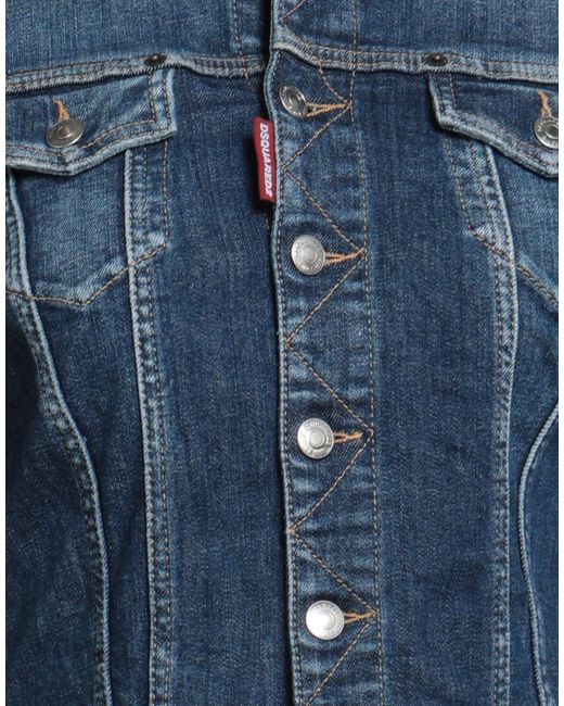 DSquared² Blue Denim Outerwear