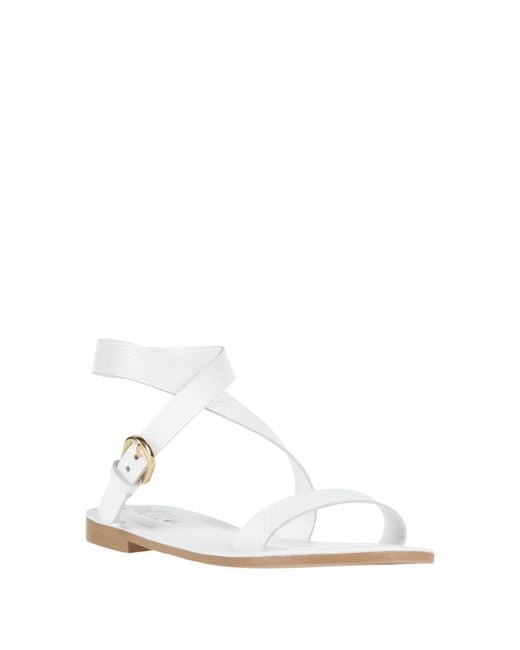 Être Cécile White Sandals
