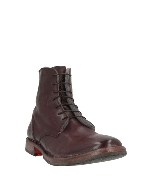 Moma Brown Ideal Block Ankle Boots Shearling for men