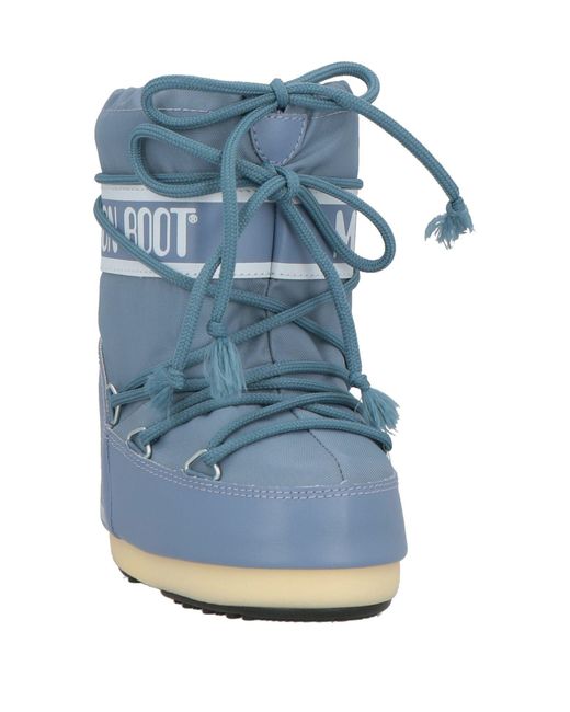 Moon Boot Blue Ankle Boots