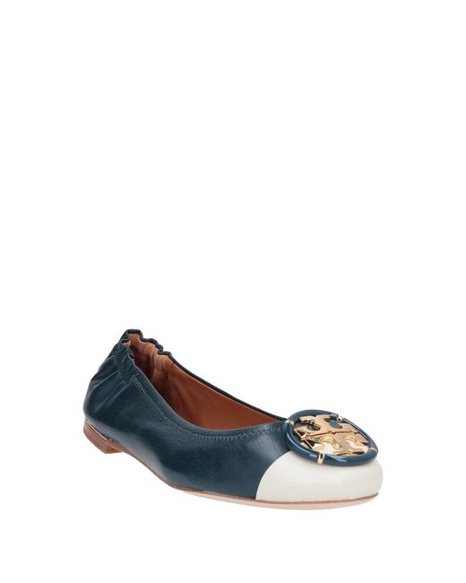 Tory Burch Blue Ballet Flats