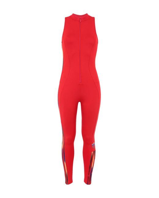 red adidas jumpsuit women