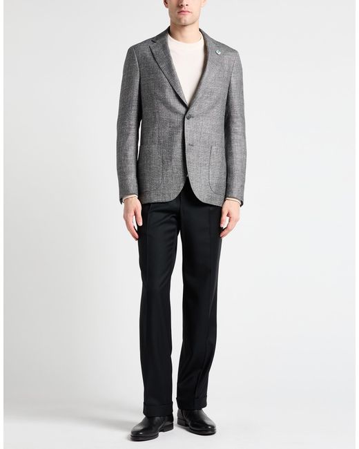 Lardini Gray Blazer for men