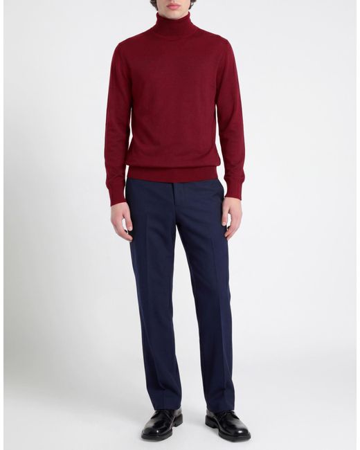 Dries Van Noten Red Turtleneck for men