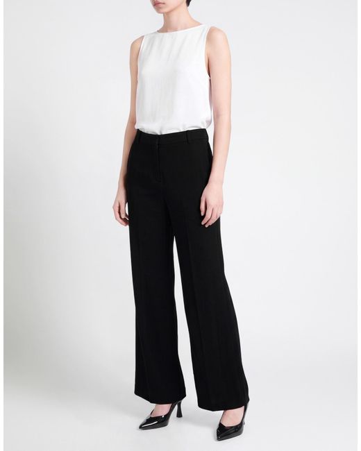 Alberta Ferretti Black Pants Viscose, Elastane