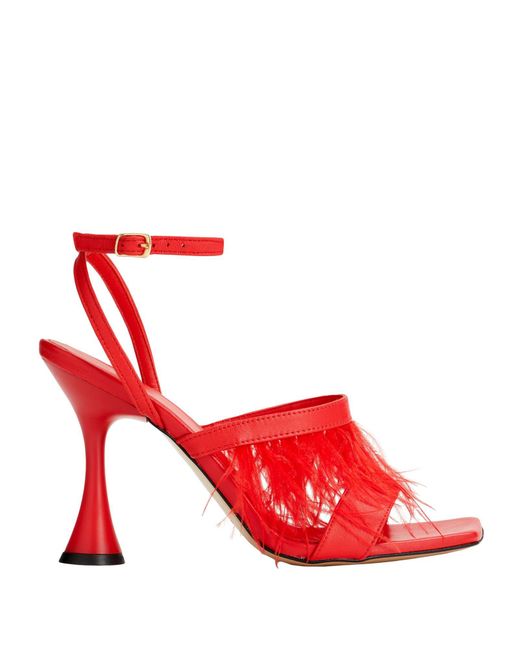 8 by YOOX Red Sandals