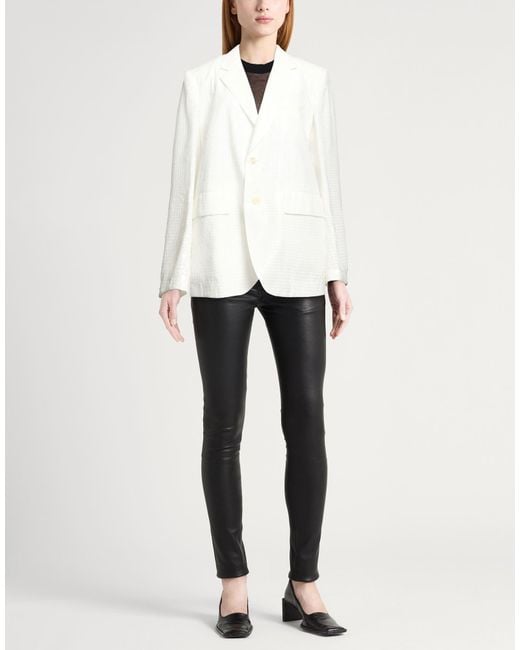 Junya Watanabe White Blazer Polyester