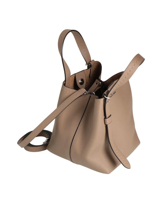 Max Mara Natural Handbag Calfskin