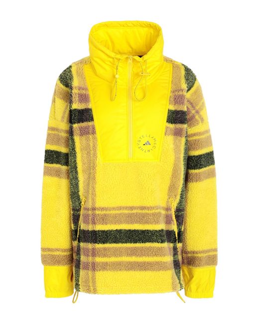 Adidas By Stella McCartney Yellow Teddy Coat