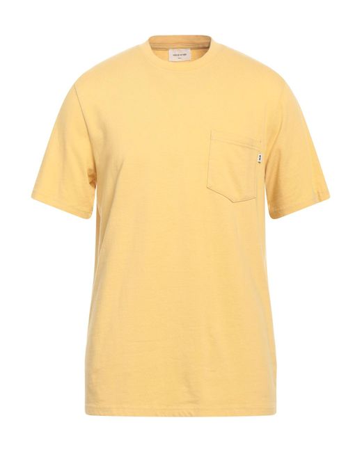 WOOD WOOD Yellow T-shirt for men