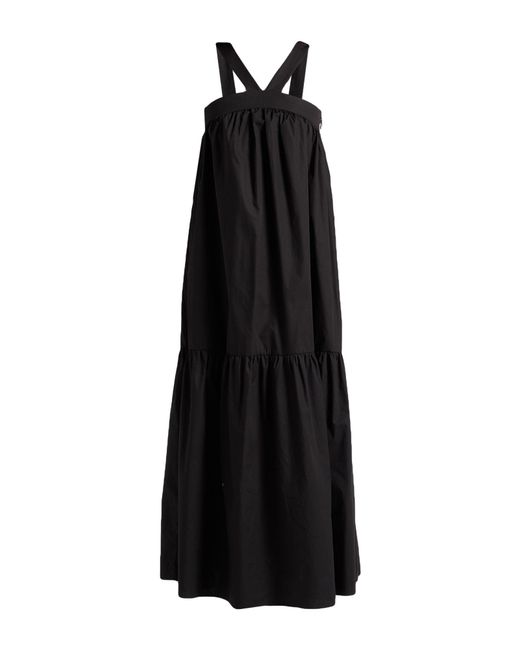 Gaelle Paris Black Maxi Dress Cotton