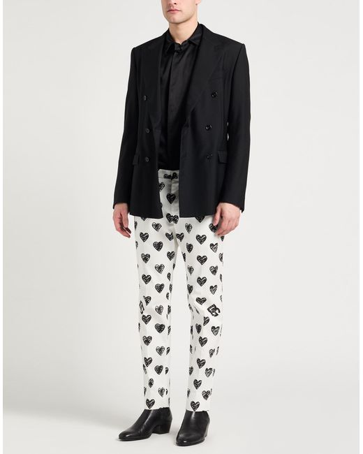 Dolce & Gabbana White Trouser for men