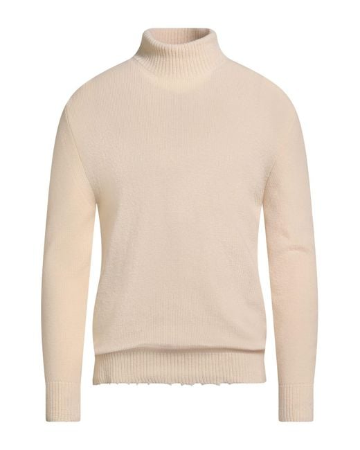 Laneus White Turtlenecks for men