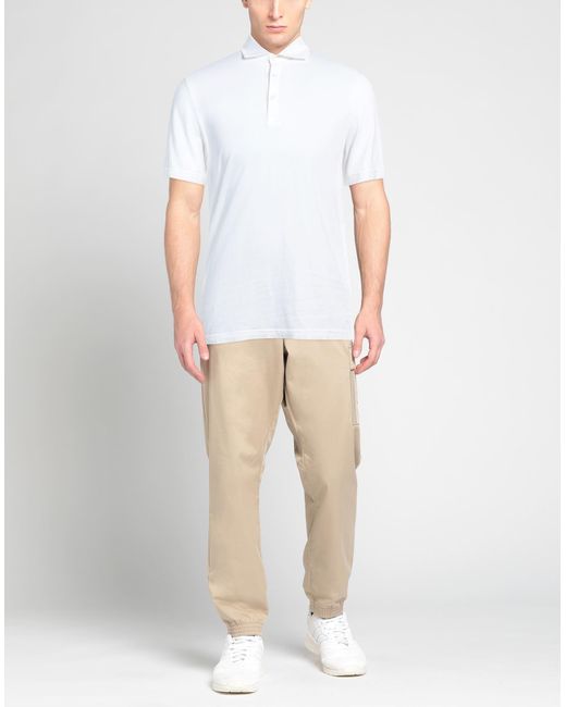 Fedeli White Polo Shirt for men