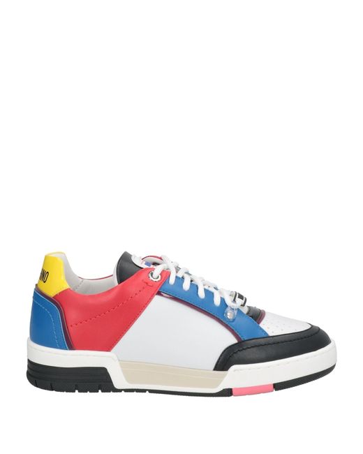 Moschino Blue Sneakers Textile Fibers, Synthetisches Material