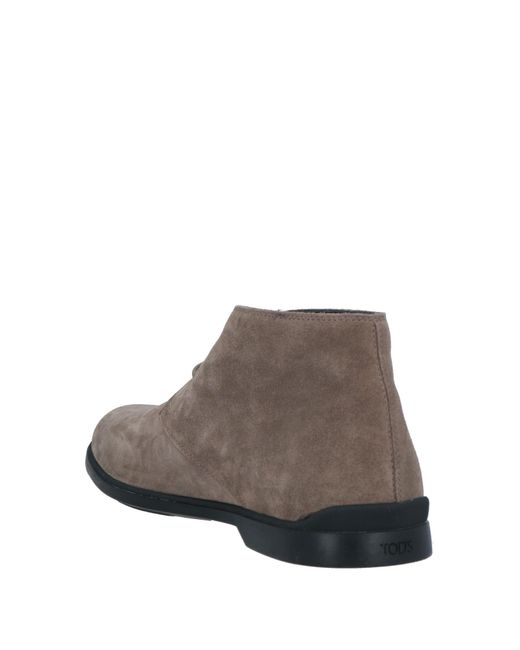 Tod's Gray Ankle Boots for men