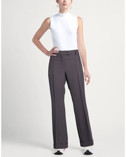 Ottod'Ame Gray Pants Polyester