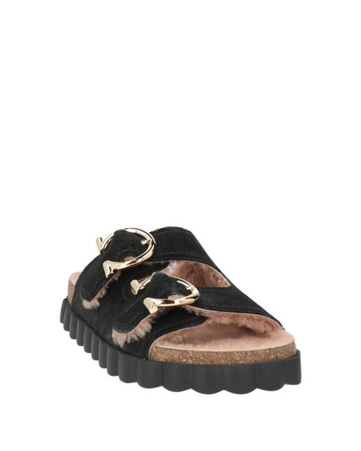 Ferragamo Black Sandals Leather