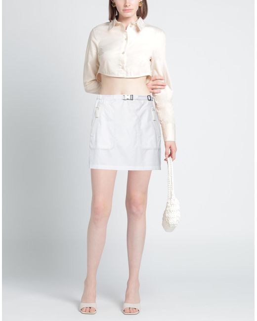 Dior White Mini Skirt