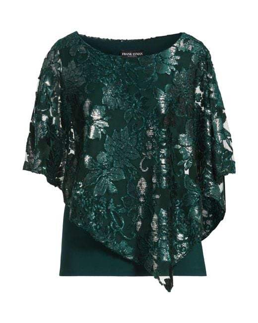 FRANK LYMAN Green Top Polyester, Nylon, Elastane