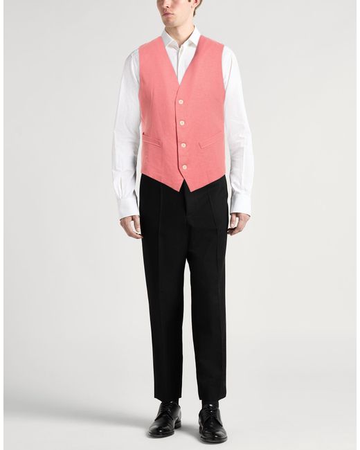 Barbati Pink Waistcoat for men