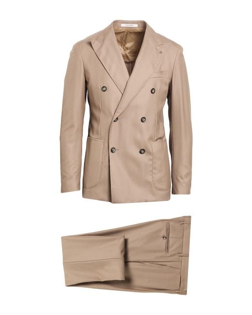 Tagliatore Natural Suit Super 130S Wool for men