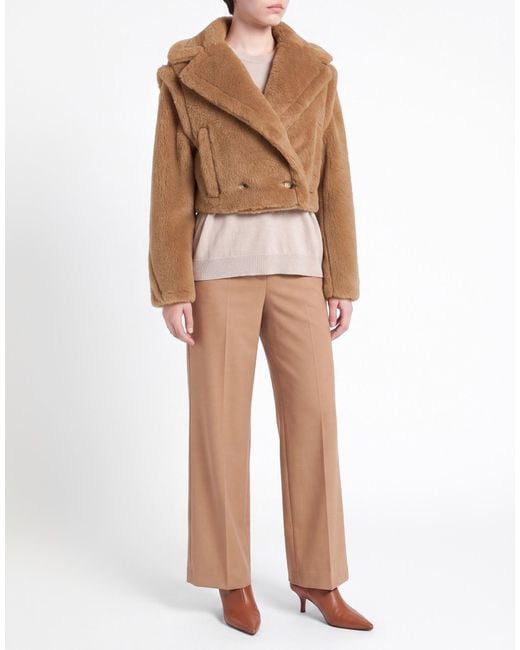 Max Mara Brown Shearling & Teddy