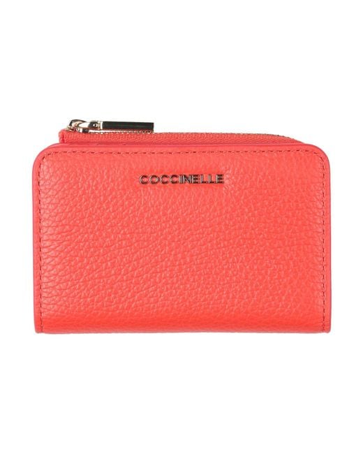 Coccinelle Red Cardholders