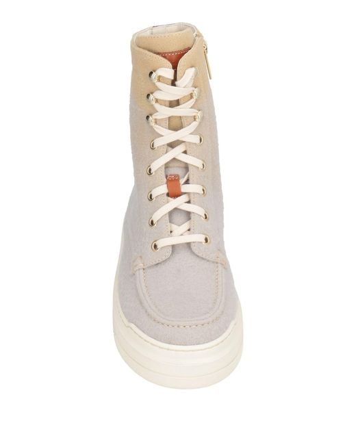 Santoni Natural Ankle Boots
