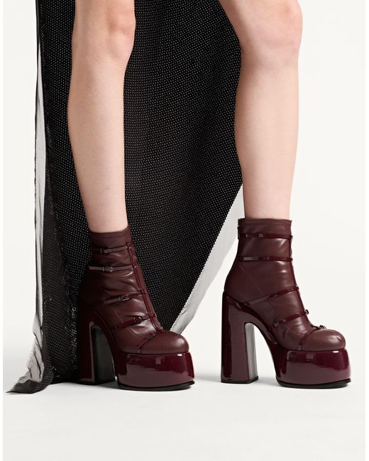 Stivaletti di Casadei in Purple
