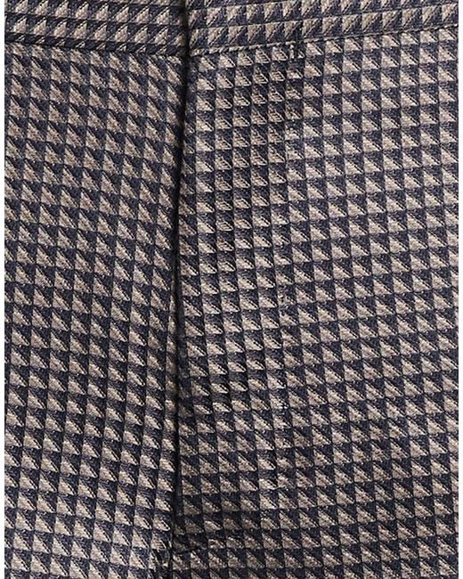 Etro Gray Midnight Pants Silk, Wool for men