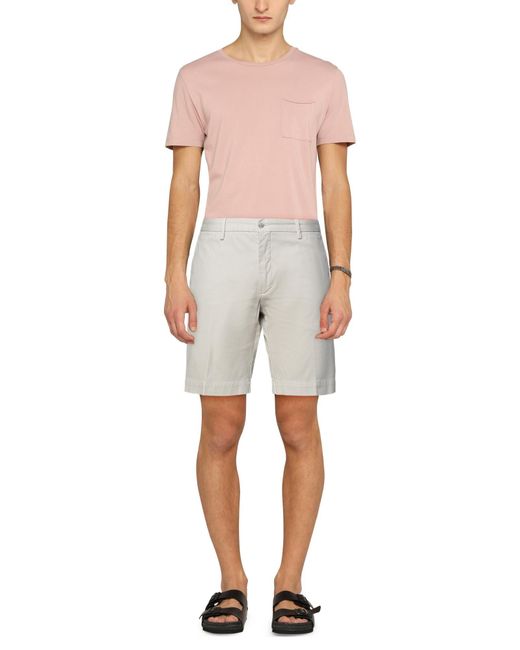 Hackett Gray Shorts & Bermuda Shorts Cotton, Elastane for men