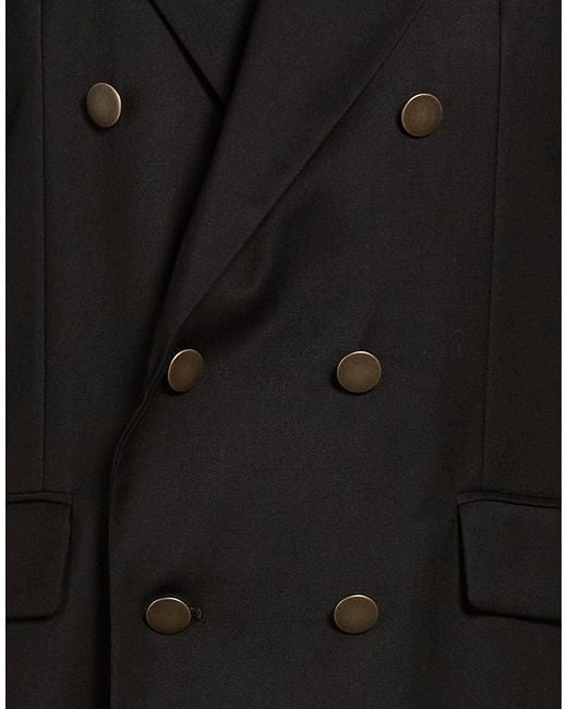 MARSĒM Black Blazer Polyester, Viscose, Elastane for men