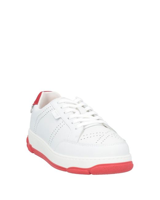 Gcds White Sneakers Leather