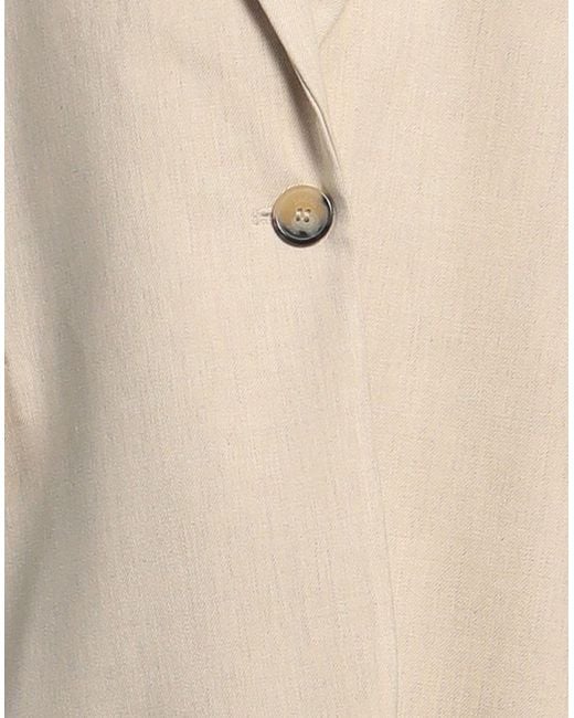 Ba&sh Natural Tailored Vest Viscose, Polyester, Elastane
