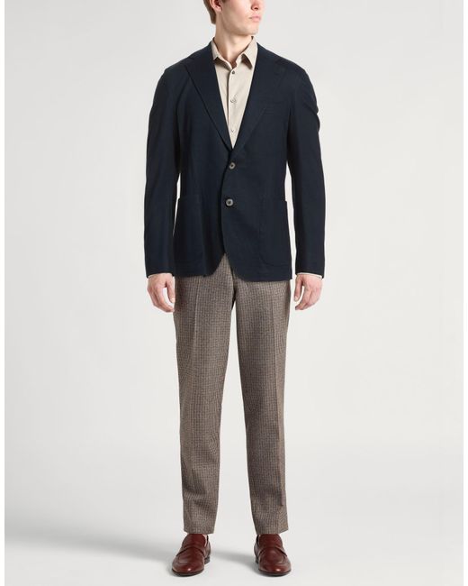 Tombolini Blue Midnight Blazer Cotton for men