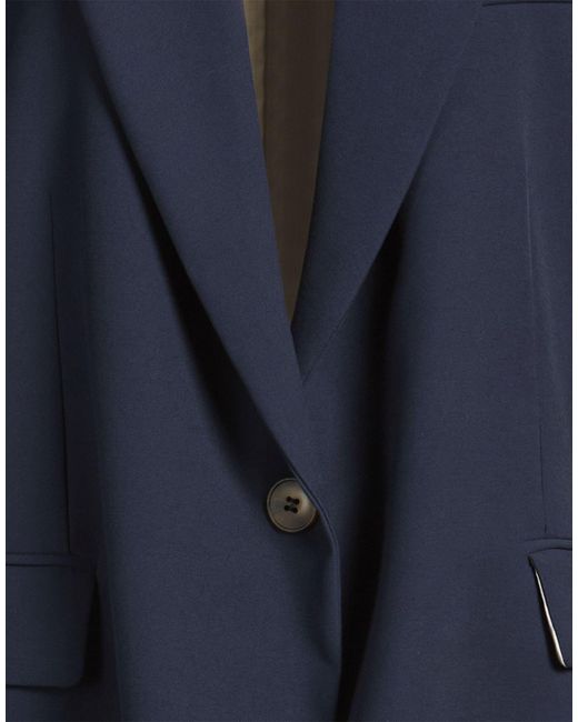 8pm Blue Blazer Viscose, Polyester