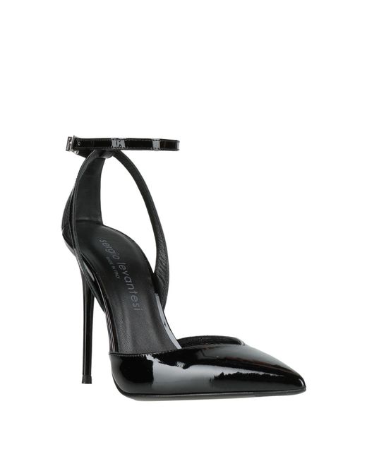 Sergio Levantesi Black Pumps Leather