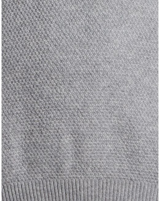 Alpha Studio Gray Turtleneck Cashmere for men