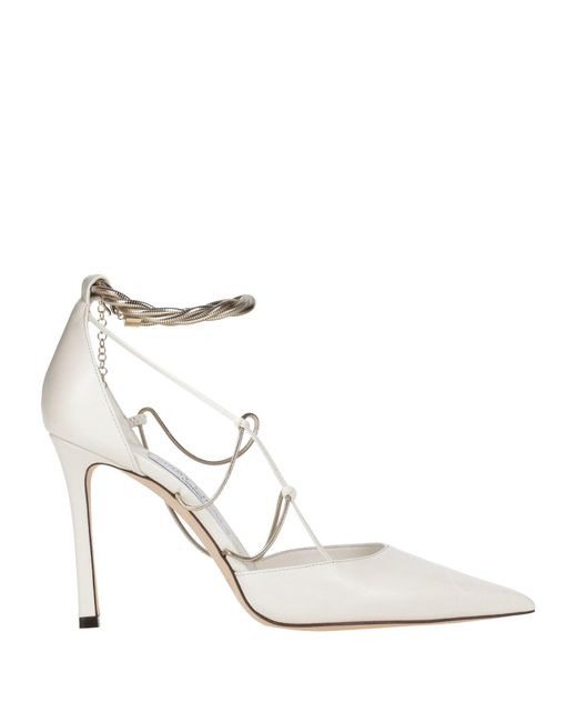 Jimmy Choo White Pumps