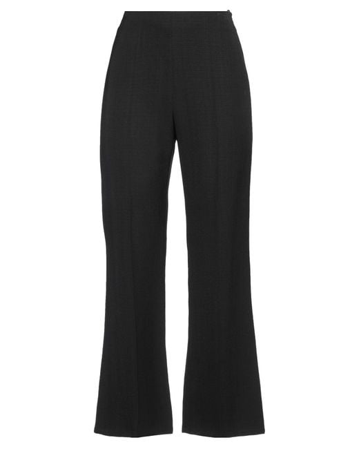 Jil Sander Black Pants Viscose, Silk