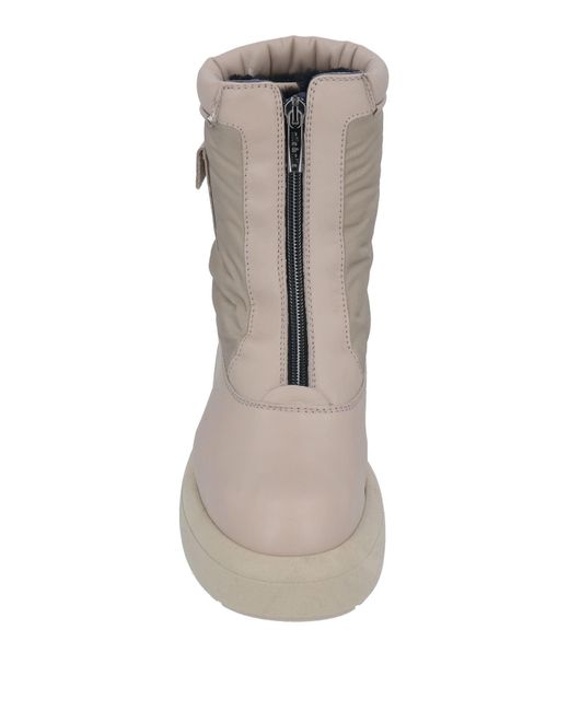 Nila & Nila Gray Light Ankle Boots Soft Leather