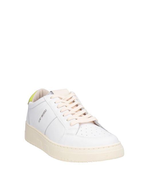 SAINT SNEAKERS White Sneakers Leather for men