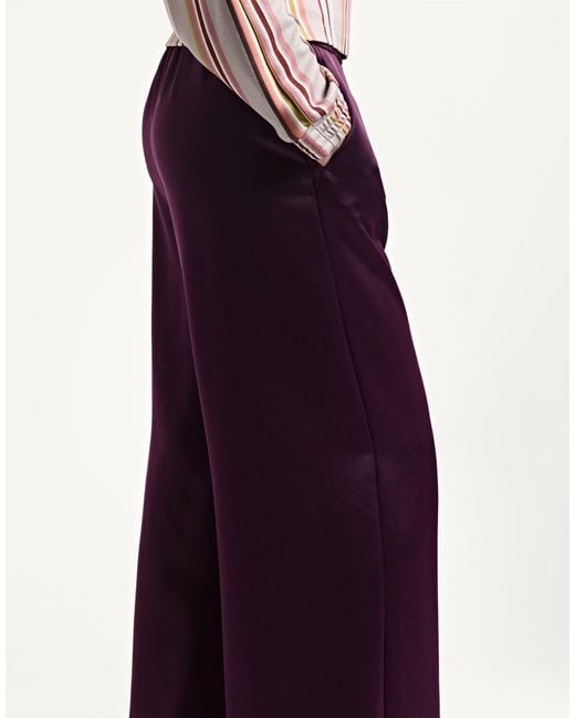 MAX&Co. Purple Acrux Plum Pants Polyester