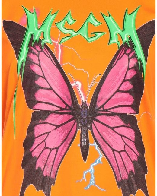 MSGM Orange T-shirt