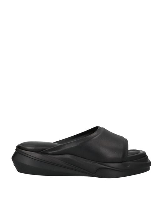 1017 ALYX 9SM Black Platform Chunky Sandals