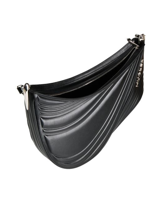 Mugler Black Cross-Body Bags